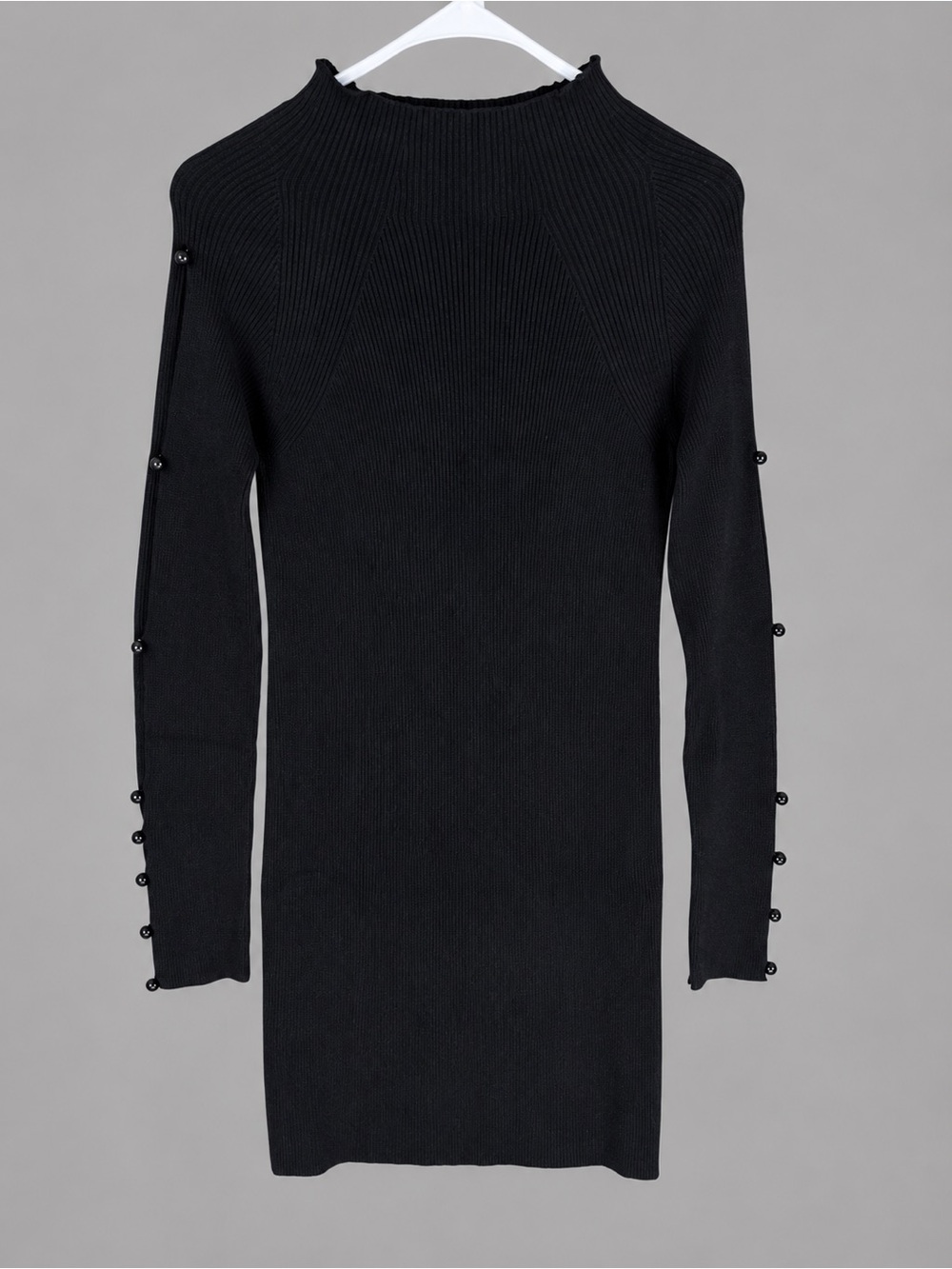 OGD sweater dress with split sleeves